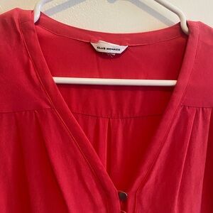 Club Monaco Red Blouse